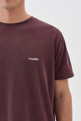 Erkek Basic Tshirt Bordo