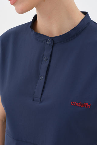 Kadın Düşük Omuzlu Kısa Kol Tshirt Indigo