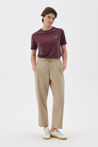 Kadın Düz Boru Paça Pantolon Bej