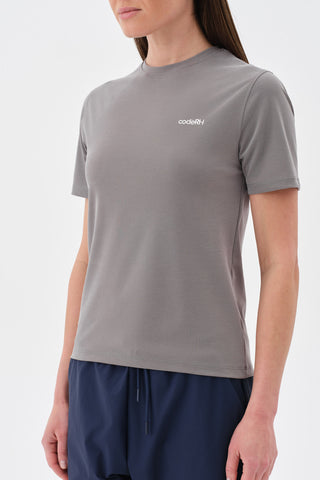 Kadın Basic Tshirt Gri