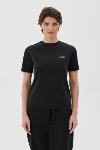 Kadın Basic Tshirt Siyah