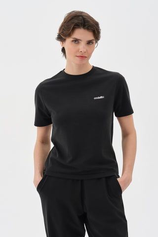 Kadın Basic Tshirt Siyah