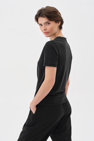 Kadın Basic Tshirt Siyah