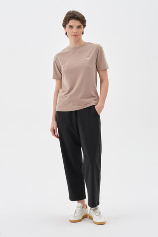 Kadın Basic Tshirt Kahve