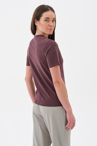 Kadın Basic Tshirt Bordo