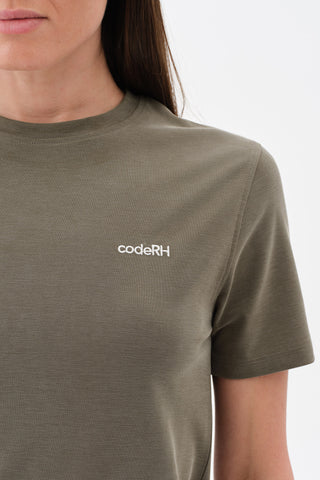 Kadın Basic Tshirt Haki